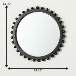 Coupon ✔️ Sullivans 14.25 In. Black Large Hobnail Wall Mirror; Black - 14.25"L X 1.25"W X 14.25"H ✔️ -Sullivans Sales unnamed file 764