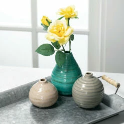 Promo 👏 Sullivans Small Ceramic Vase Set Of 3, Various Sizes, Gray And Blue 🥰 14 Promo 👏 Sullivans Small Ceramic Vase Set Of 3, Various Sizes, Gray And Blue 🥰 -Sullivans Sales unnamed file 769