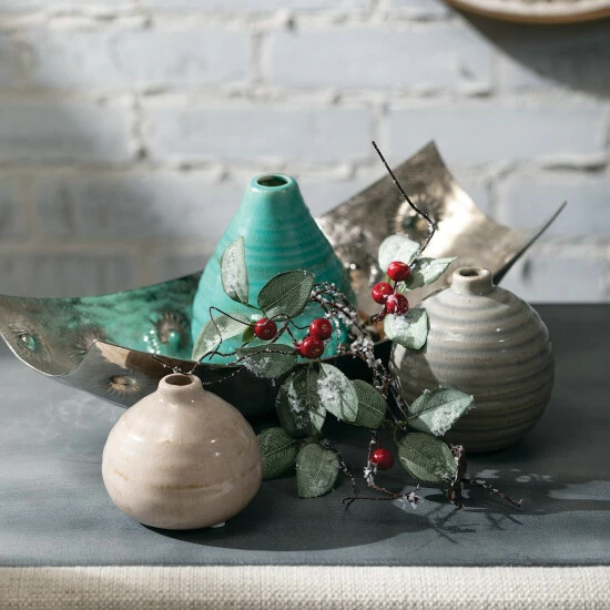 Promo 👏 Sullivans Small Ceramic Vase Set Of 3, Various Sizes, Gray And Blue 🥰 8 Promo 👏 Sullivans Small Ceramic Vase Set Of 3, Various Sizes, Gray And Blue 🥰 - Image 6