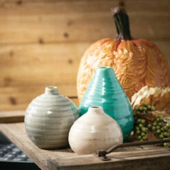 Promo 👏 Sullivans Small Ceramic Vase Set Of 3, Various Sizes, Gray And Blue 🥰 16 Promo 👏 Sullivans Small Ceramic Vase Set Of 3, Various Sizes, Gray And Blue 🥰 -Sullivans Sales unnamed file 771