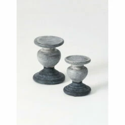 Hot Sale 😀 Sullivans Pillar Candle Holder - Set Of 2 - 5.5 X5.5" X7"; 4.5" X4.5" X5.5" 🌟