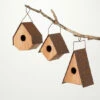 New ⌛ Sullivans Modern Bird Abodes - Set Of 3; Brown 😉 -Sullivans Sales unnamed file 789