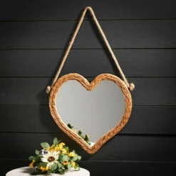 Deals 👏 Sullivans Rattan-Trimmed Heart Mirror ✔️ 8 Deals 👏 Sullivans Rattan-Trimmed Heart Mirror ✔️ -Sullivans Sales unnamed file 8