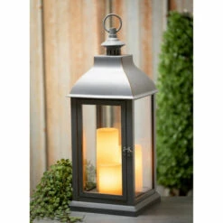 Deals 🌟 Sullivans 25" Jumbo Lantern With 3 LED Pillar Candles 🔥 -Sullivans Sales unnamed file 802