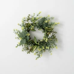 Best Pirce 👏 Sullivans Artificial 10" Mixed Green Foliage Mini Wreath 🔥
