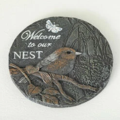 Brand new 👏 Sullivans 10 In. Round Bird Garden Stepping Stone; Gray ⭐