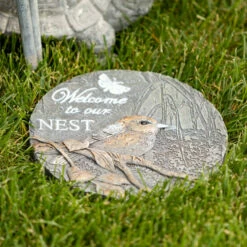 Brand new 👏 Sullivans 10 In. Round Bird Garden Stepping Stone; Gray ⭐ -Sullivans Sales unnamed file 837