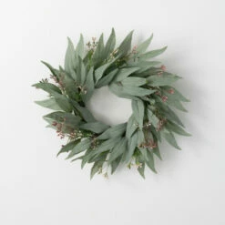 Flash Sale 👍 Sullivans Artificial 15" Blade Eucalyptus Mini Wreath 😀
