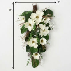 Coupon 🎉 Sullivans Artificial 30"Magnolia Swag 🎁 -Sullivans Sales unnamed file 856