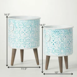 Budget โค๏ธ Sullivans Mediterranean Raised Metal Planters - Set Of 2 ๐งจ 9 Budget โค๏ธ Sullivans Mediterranean Raised Metal Planters - Set Of 2 ๐งจ -Sullivans Sales unnamed file 874