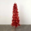 Cheap 🤩 Sullivans 6'9" Artificial Red Illuminated Tinsel ❄ Christmas Tree - 29"L X 29"W X 81"H 🤩 -Sullivans Sales unnamed file 875