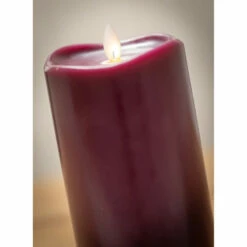 Best Sale ❤️ Sullivans 8" Red Wave Top Smooth LED Pillar Candle ✔️ -Sullivans Sales unnamed file 883
