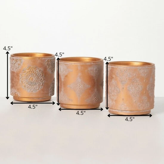 Deals 🎁 Sullivans Embossed Container - Set Of 3 🤩 6 Deals 🎁 Sullivans Embossed Container - Set Of 3 🤩 - Image 4