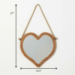 Deals 👏 Sullivans Rattan-Trimmed Heart Mirror ✔️ 9 Deals 👏 Sullivans Rattan-Trimmed Heart Mirror ✔️ -Sullivans Sales unnamed file 9