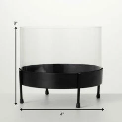 Best Pirce 👏 Sullivans Wide Hurricane Candle Platform - 11"L X 11"W X 9"H ⭐ -Sullivans Sales unnamed file 911