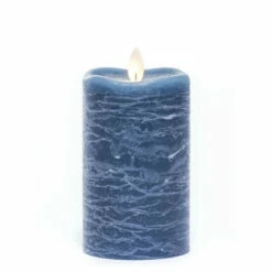 Best reviews of 👏 Sullivans 5" Blue Frosted Rustic LED Pillar Candle 🌟