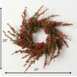 Flash Sale 🌟 Sullivans 20" Artificial Cedar Berry Mini Wreath 🔔 -Sullivans Sales unnamed file 937