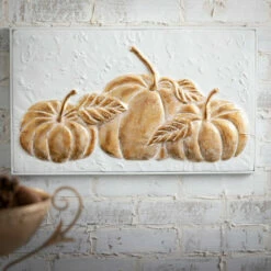 Brand new 🎁 Sullivans Gilded Pumpkin Metal Wall Art ⭐ -Sullivans Sales unnamed file 940