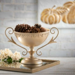 Brand new 🎁 Sullivans Gilded Pumpkin Metal Wall Art ⭐ -Sullivans Sales unnamed file 941