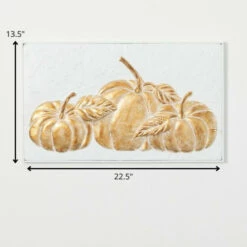 Brand new 🎁 Sullivans Gilded Pumpkin Metal Wall Art ⭐ -Sullivans Sales unnamed file 942