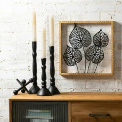 Budget ⭐ Sullivans Metal Leaf Silhouette Panels - Set Of 2 ⭐ -Sullivans Sales unnamed file 949