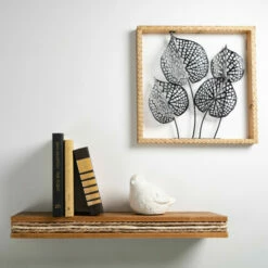 Budget ⭐ Sullivans Metal Leaf Silhouette Panels - Set Of 2 ⭐ -Sullivans Sales unnamed file 951