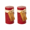 Cheap 👏 Sullivans Cranberry Timber Pillar Candles - Set Of 2 🔥 -Sullivans Sales unnamed file 961